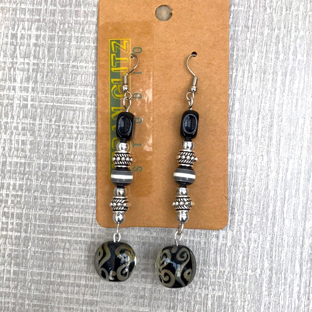 One of a kind hand crafted earrings